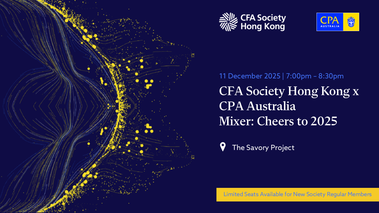 CFA Society Hong Kong x CPA Australia Mixer: Cheers to 2025 (Exclusive to New Members)